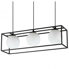 Ceiling Lamp - Rail Lingotto 304144 70x18,5x44,5/145cm 3xE14 28W Black Ideal Lux BLACK
