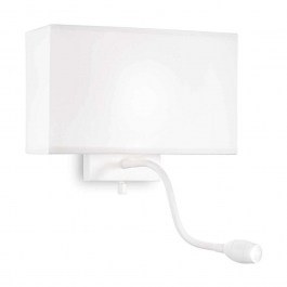 Wall Lamp Hotel 215693 32x22,5x11cm E27/LED 1.5 (LED)W 3000K White Ideal Lux WHITE