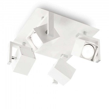 Ceiling Lamp Mouse 073583 29x14x29cm 4xGU10 50W White Ideal Lux

