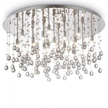 Φωτιστικό Οροφής-Πλαφονιέρα Moonlight 077819 80x36cm 15xG9 40W Chrome Ideal Lux