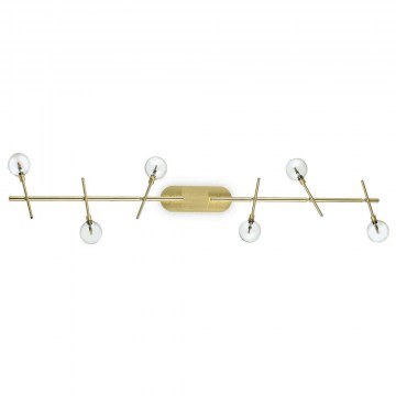 Ceiling Lamp Maracas 200361 118x20x28cm 6xG4 2W Gold Ideal Lux