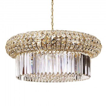 Φωτιστικό Οροφής Nabucco 237800 70x39/144cm 16xE14 40W Gold Ideal Lux