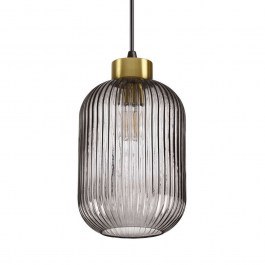 Φωτιστικό Οροφής Mint-1 237442 14x29,5/238,5cm 1xE27 60W Smoke Ideal Lux SMOKE
