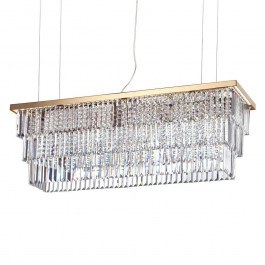 Ceiling Lamp Martinez 213583 103x70/132x30,5cm 8xE14 40W Gold Ideal Lux GOLD