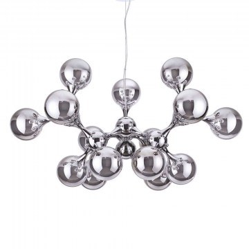 Ceiling Lamp Nodi 200491 105x68/277cm 15xE14 40W Chrome Ideal Lux