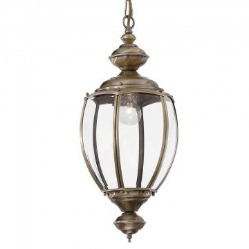 Ceiling Lamp Norma 094786 25x76/162cm 1xE27 60W Antique Gold Ideal Lux
