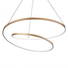 Ceiling Lamp Oz 269443 60x30/150cm LED 47W 3000K Gold Ideal Lux GOLD