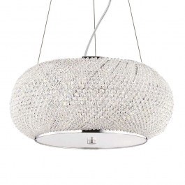 Ceiling Lamp Pasha' 082158 45x25/234cm 6xE14 40W Chrome Ideal Lux CHROME