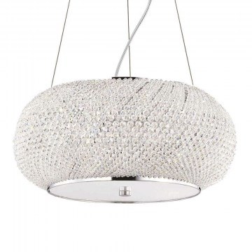 Ceiling Lamp Pasha' 082158 45x25/234cm 6xE14 40W Chrome Ideal Lux