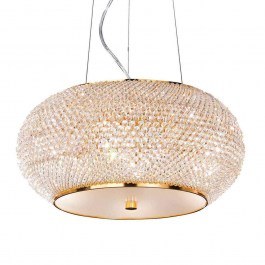 Ceiling Lamp Pasha' 082172 45x25/234cm 6xE14 40W Gold Ideal Lux GOLD