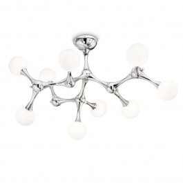 Ceiling Lamp Nodino 133393 83x47,5cm 9xG9 15W Chrome Ideal Lux CHROME