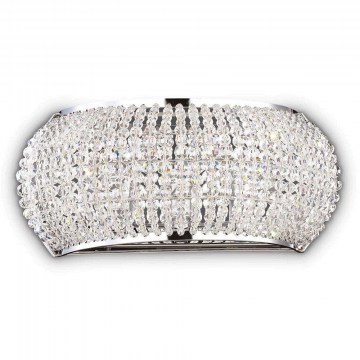 Wall Lamp Pasha' 082264 25,5x12x11,5cm 3xG9 40W Chrome Ideal Lux