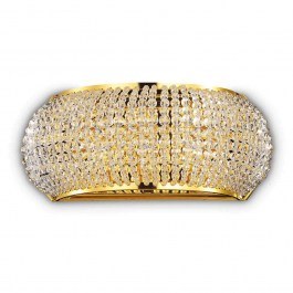 Wall Lamp Pasha' 082288 25,5x12x11,5cm 3xG9 40W Gold Ideal Lux GOLD