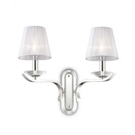 Φωτιστικό Τοίχου-Απλίκα Pegaso 059211 43x33,5x20,5cm 2xE14 40W White Ideal Lux WHITE