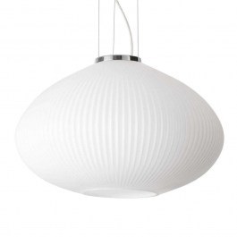 Φωτιστικό Οροφής Plisse' 264523 45x36/245cm 1xE27 60W Chrome Ideal Lux CHROME