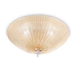 Ceiling Lamp Shell 140186 50x20cm 4xE27 60W Amber Ideal Lux AMBER