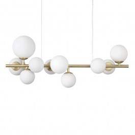Ceiling Lamp-Rail Perlage 283791 81x30x234cm 10xG9 15W 3000K Gold Ideal Lux GOLD