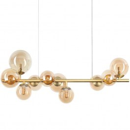 Ceiling Lamp - Rail Perlage 322766 81x30x234cm 10xG9 15W Brass-Amber Ideal Lux BRASS-AMBER
