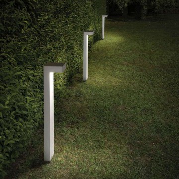 Φωτιστικό Δαπέδου Sirio 213262 10x80x16cm 2xG9 15W IP44 Coffee Ideal Lux