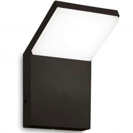 Wall Lamp - Sconce Style 322629 10x10,4x16,4cm Led 1100lm 9W 4000K Black Ideal Lux BLACK