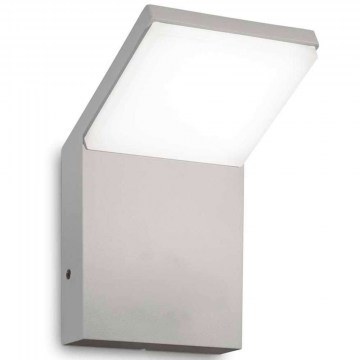 Wall Lamp - Sconce Style 322650 10x10,4x16,4cm Led 1050lm 9W 3000K Grey Ideal Lux