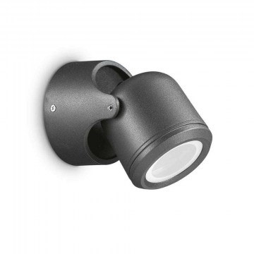 Wall Lamp Xeno 129464 9x11x11,5/13,5cm 1xGU10 28W IP44 Black Ideal Lux