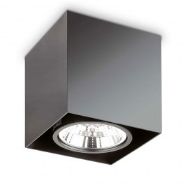 Ceiling Light- Spot Mood Square 243931 15x15cm GU10 max 50W Black Ideal Lux BLACK