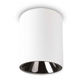 Φωτιστικό Οροφής - Spot Nitro Round 205991 8x10,5cm LED 10W 3000K 1100Lm White Ideal Lux WHITE
