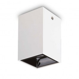 Ceiling Light- Spot Nitro Square 206011 7,5x11cm LED 15W 3000K 1350Lm White Ideal Lux WHITE