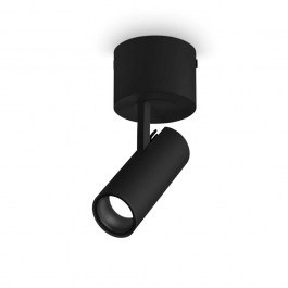 Ceiling Light- Spot Play 268101 6x14cm LED 7W 3000K 520Lm Black Ideal Lux BLACK