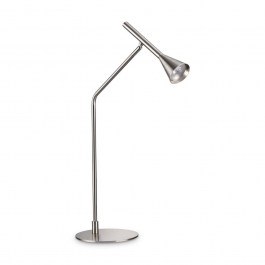 Table Lamp Diesis 291093 19x65,5cm LED 6,5W 3000K 600Lm Nickel Ideal Lux NICKEL