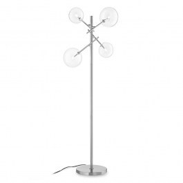 Φωτιστικό Δαπέδου Equinoxe 290959 56x166cm G4 max 4x2W Chrome Ideal Lux CHROME
