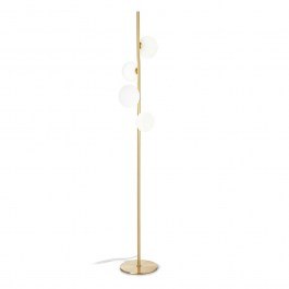 Φωτιστικό Δαπέδου Perlage 277967 32x29,5x164cm 4xG9 15W Brass Ideal Lux BRASS