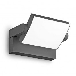 Φωτιστικό Τοίχου Swipe 287683 21,2x16,5x10cm Led 2000lm 20,5W 3000K Anthracite Ideal Lux ANTHRACITE