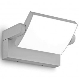 Φωτιστικό Τοίχου Swipe 326863 21,2x16,5x10cm Led 2000lm 20,5W 3000K Grey Ideal Lux GREY