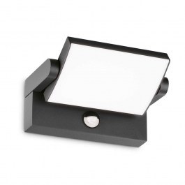 Φωτιστικό Τοίχου Με Αισθητήρα Swipe 287713 21,2x16,5x10cm Led 2000lm 21W 3000K Anthracite Ideal Lux ANTHRACITE