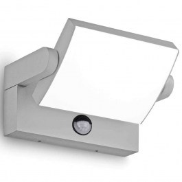 Φωτιστικό Τοίχου Με Αισθητήρα Swipe 326870 21,2x16,5x10cm Led 2000lm 21W 3000K Grey Ideal Lux GREY