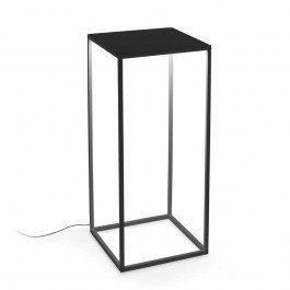 Floor Lamp Ipotesi 282251 35x73x35cm LED 16W 3000K 1800Lm Black Ideal Lux WHITE