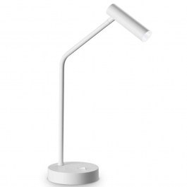 Φωτιστικό Επιτραπέζιο Easy 295510 12,7x26x46cm Led 250lm 3,5W 3000K White Ideal Lux WHITE