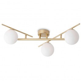Ceiling Lamp Atlas 311340 50x16,5cm 3xG9 4W Gold-White Ideal Lux GOLD-WHITE