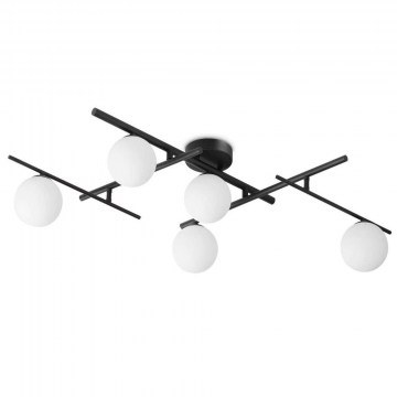 Ceiling Lamp Atlas 328218 62x26,5cm 5xG9 4W Black-White Ideal Lux