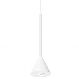 Pendant Lamp Archimede Cono 310596 D9x37,5cm Led 250lm 4W 3000K White Ideal Lux WHITE