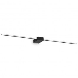 Φωτιστικό Τοίχου Theo 311784 115x12x4cm Led 1350lm 20,5W 3000K Black Ideal Lux BLACK