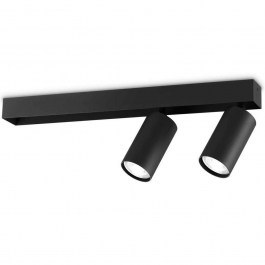 Ceiling Lamp Profilo 314723 45x5,5x14,5cm 2xGu10 28W Black Ideal Lux BLACK