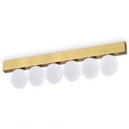 Ceiling Lamp - Rail Ping Pong 328263 43,5x6x9cm Led 1500lm 18W 3000K Brass Ideal Lux BRASS