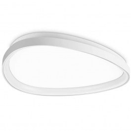 Φωτιστικό Οροφής - Πλαφονιέρα Gemini 328041 61x6,5cm Led 3850lm 29W 3000K White Ideal Lux WHITE