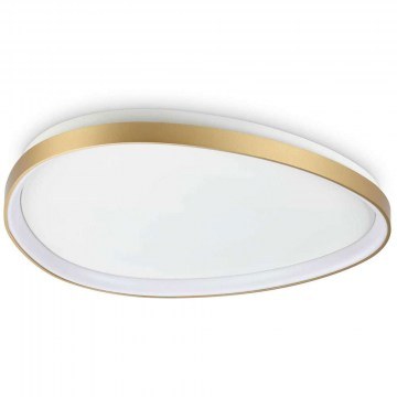 Ceiling Lamp Gemini 328096 81x6,5cm Led 5400lm 41W 3000K Brass Ideal Lux