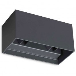 Wall Lamp - Sconce Atom 313412 20x10x10cm Led 2100lm 25W 3000K Anthracite Ideal Lux ANTHRACITE