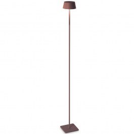 Rechargeable Floor Lamp Pure 328508 14x14x115cm Dim Led 230lm 1,5W 3000K Coffee Ideal Lux COFFEE