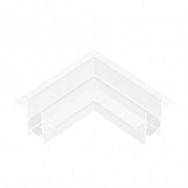 Σύνδεσμος Γωνιακός Οριζόντιος Μαγνητικής  Ράγας 2-U015172 8x5,2x8cm White Universe WHITE